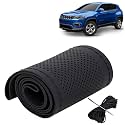 KINGSWAY PU Leatherite Car Steering Cover Sewable