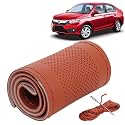 KINGSWAY PU Leatherite Car Steering Cover Sewable