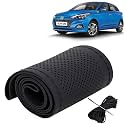 KINGSWAY PU Leatherite Car Steering Cover Sewable