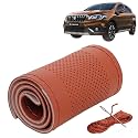 KINGSWAY PU Leatherite Car Steering Cover Sewable