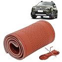 KINGSWAY PU Leatherite Car Steering Cover Sewable