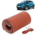 KINGSWAY PU Leatherite Car Steering Cover Sewable