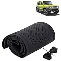 KINGSWAY PU Leatherite Car Steering Cover Sewable