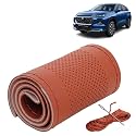 KINGSWAY PU Leatherite Car Steering Cover Sewable