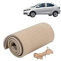 KINGSWAY PU Leatherite Car Steering Cover Sewable