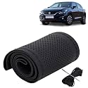 KINGSWAY PU Leatherite Car Steering Cover Sewable