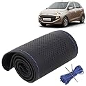 KINGSWAY PU Leatherite Car Steering Cover Sewable