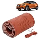 KINGSWAY PU Leatherite Car Steering Cover Sewable