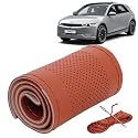 KINGSWAY PU Leatherite Car Steering Cover Sewable
