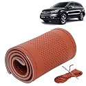 KINGSWAY PU Leatherite Car Steering Cover Sewable