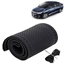 KINGSWAY PU Leatherite Car Steering Cover Sewable