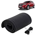 KINGSWAY PU Leatherite Car Steering Cover Sewable