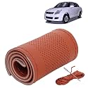 KINGSWAY PU Leatherite Car Steering Cover Sewable