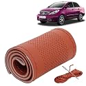 KINGSWAY PU Leatherite Car Steering Cover Sewable