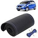 KINGSWAY PU Leatherite Car Steering Cover Sewable