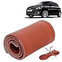 KINGSWAY PU Leatherite Car Steering Cover Sewable