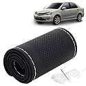 KINGSWAY PU Leatherite Car Steering Cover Sewable