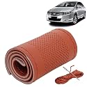 KINGSWAY PU Leatherite Car Steering Cover Sewable