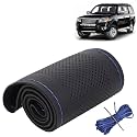 KINGSWAY PU Leatherite Car Steering Cover Sewable