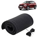 KINGSWAY PU Leatherite Car Steering Cover Sewable
