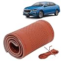 KINGSWAY PU Leatherite Car Steering Cover Sewable