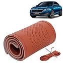 KINGSWAY PU Leatherite Car Steering Cover Sewable