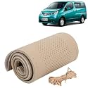 KINGSWAY PU Leatherite Car Steering Cover Sewable