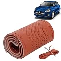 KINGSWAY PU Leatherite Car Steering Cover Sewable