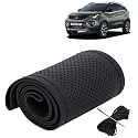 KINGSWAY PU Leatherite Car Steering Cover Sewable