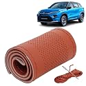 KINGSWAY PU Leatherite Car Steering Cover Sewable