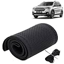 KINGSWAY PU Leatherite Car Steering Cover Sewable