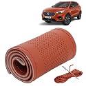KINGSWAY PU Leatherite Car Steering Cover Sewable