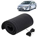 KINGSWAY PU Leatherite Car Steering Cover Sewable
