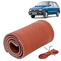 KINGSWAY PU Leatherite Car Steering Cover Sewable