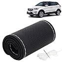 KINGSWAY PU Leatherite Car Steering Cover Sewable