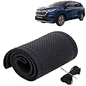 KINGSWAY PU Leatherite Car Steering Cover Sewable