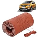KINGSWAY PU Leatherite Car Steering Cover Sewable