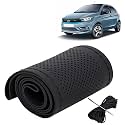 KINGSWAY PU Leatherite Car Steering Cover Sewable