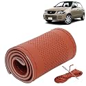 KINGSWAY PU Leatherite Car Steering Cover Sewable