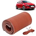 KINGSWAY PU Leatherite Car Steering Cover Sewable