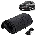 KINGSWAY PU Leatherite Car Steering Cover Sewable