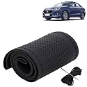 KINGSWAY PU Leatherite Car Steering Cover Sewable