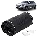 KINGSWAY PU Leatherite Car Steering Cover Sewable