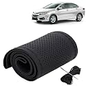 KINGSWAY PU Leatherite Car Steering Cover Sewable