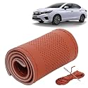 KINGSWAY PU Leatherite Car Steering Cover Sewable