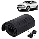 KINGSWAY PU Leatherite Car Steering Cover Sewable