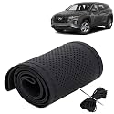 KINGSWAY PU Leatherite Car Steering Cover Sewable