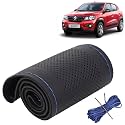 KINGSWAY PU Leatherite Car Steering Cover Sewable
