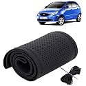 KINGSWAY PU Leatherite Car Steering Cover Sewable