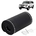 KINGSWAY PU Leatherite Car Steering Cover Sewable